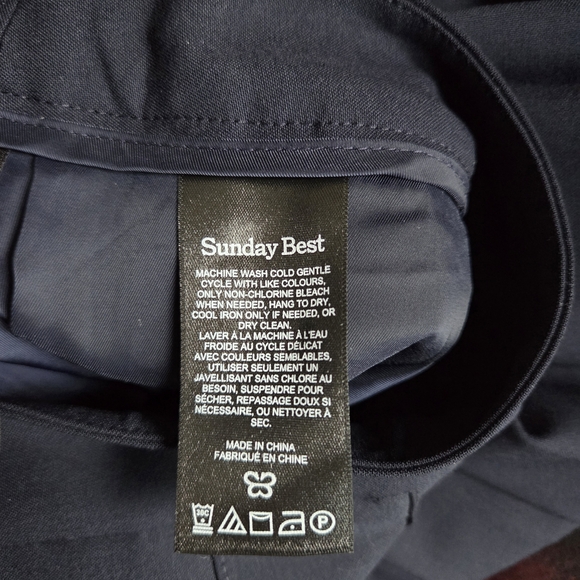 Sunday Best Navy Pleated Preppy School Girl Tennis Skirt 4 - Picture 9 of 12